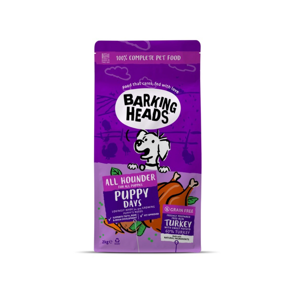 BH KUTSIKA TÄISSÖÖT PUPPY DAYS KALKUN 2KG - Изображение товара 1