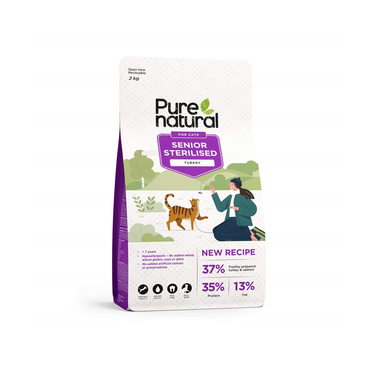 PURENATURAL KASSI TÄISSÖÖT SEENIOR STERIL. KALKUN 2KG* - Изображение товара