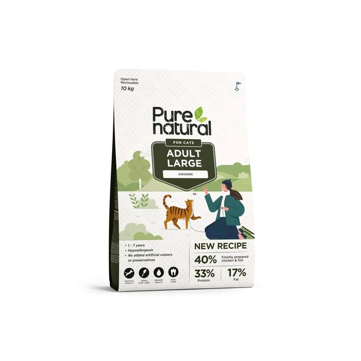 PURENATURAL KASSI TÄISSÖÖT SUUR KANA 10KG* - Изображение товара