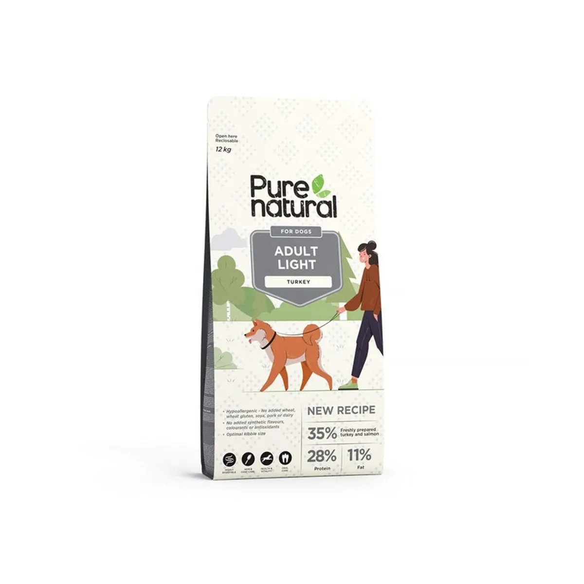 PURENATURAL KOERA TÄISSÖÖT LIGHT KALKUN 12KG* - Изображение товара 1