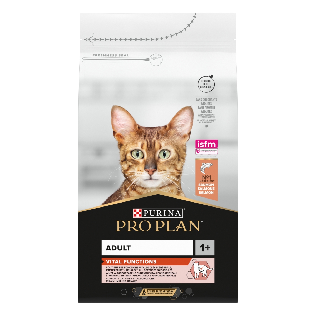 Pro Plan сухой корм для кошек, лосось/рис, 1,5 кг - Изображение товара