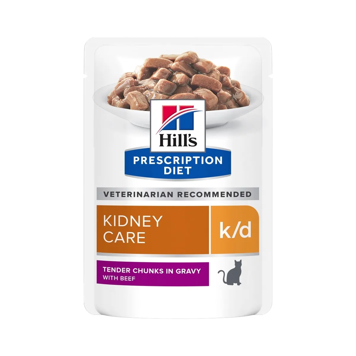 Hills PD K/D Feline Adult - консервы для кошек, говядина, 85г N12 - Изображение товара