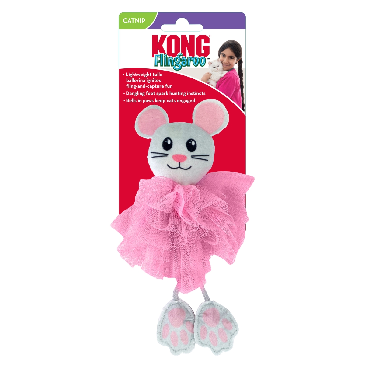 KONG FLINGAROO TUTU KASSI MÄNGUASI VÄRVIVALIK. - Изображение товара 1