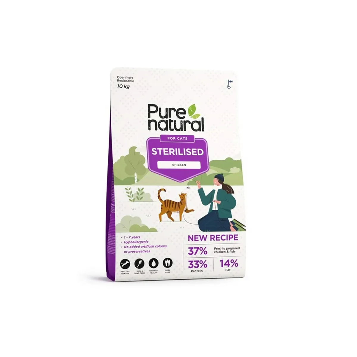 PURENATURAL KASSI TÄISSÖÖT STERIL. KANA 10KG* - Изображение товара