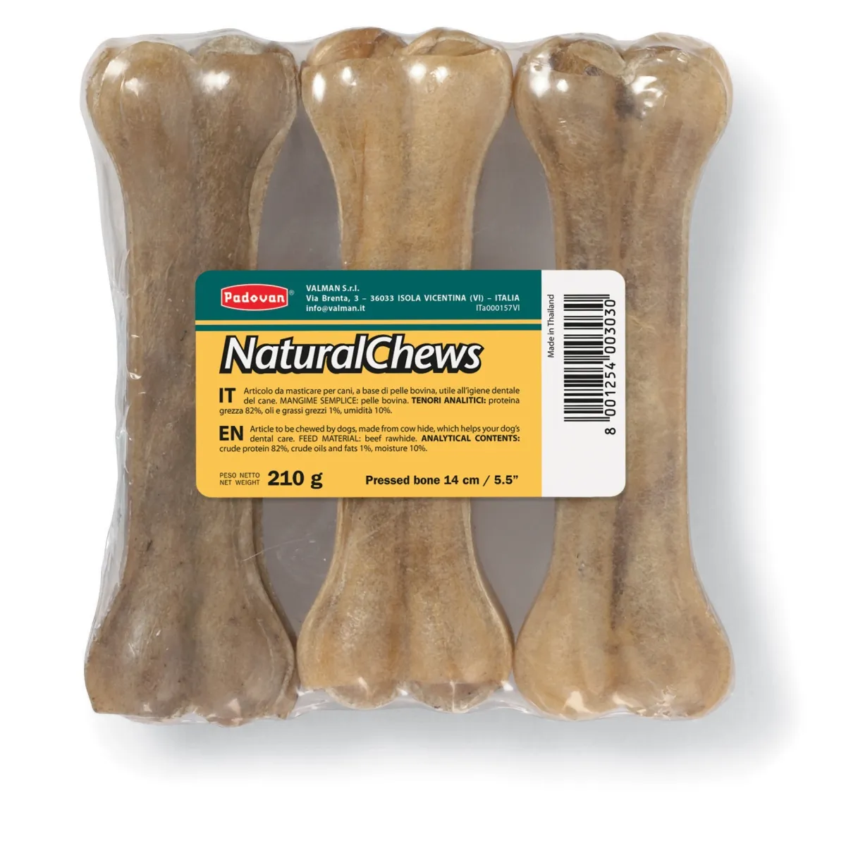 Padovan Natural Chews жевательная кость, 14 см/70 г N3 - Изображение товара
