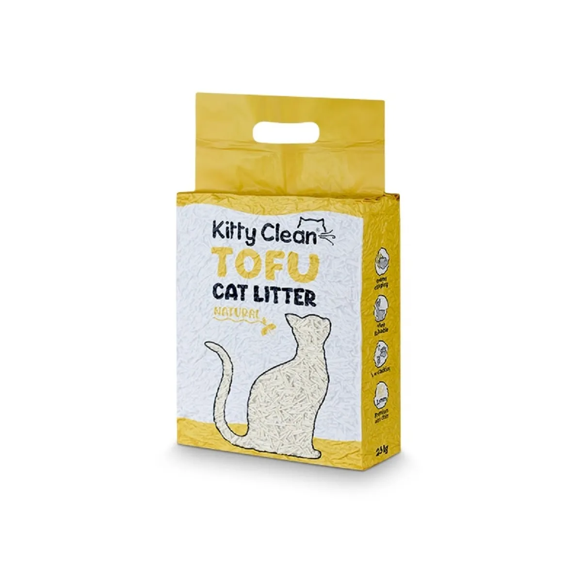 KITTY CLEAN KASSILIIV TOFU NATURAL 2,5KG - Изображение товара