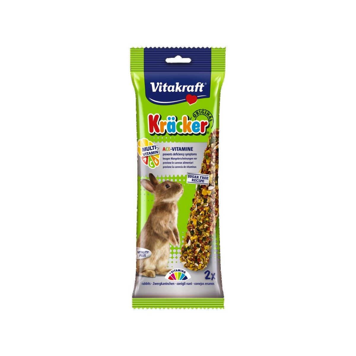 Vitakraft Kräcker Multi-Vitamin лакомство для кроликов, 2 шт - Изображение товара