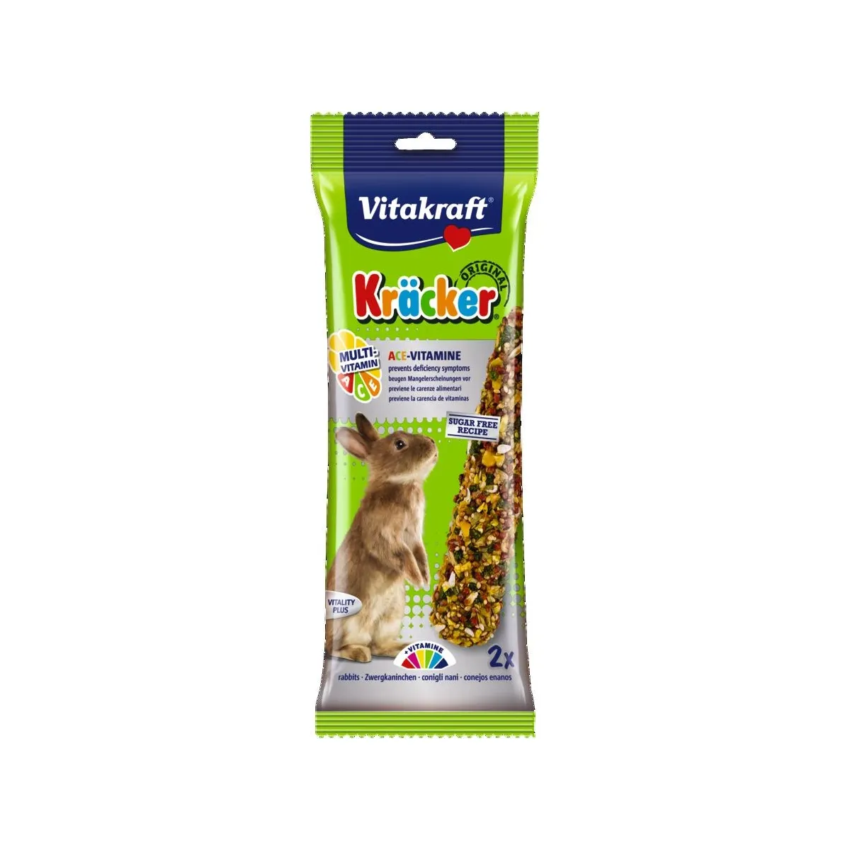 Vitakraft Kräcker Multi-Vitamin лакомство для кроликов, 2 шт - Изображение товара