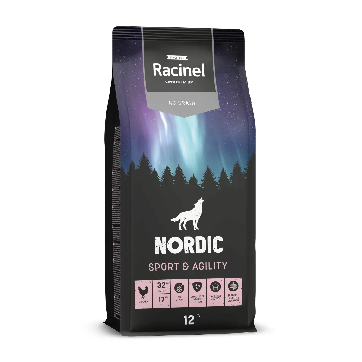 RACINEL KOERA TÄISSÖÖT SPORT/AGILITY 12KG - Изображение товара