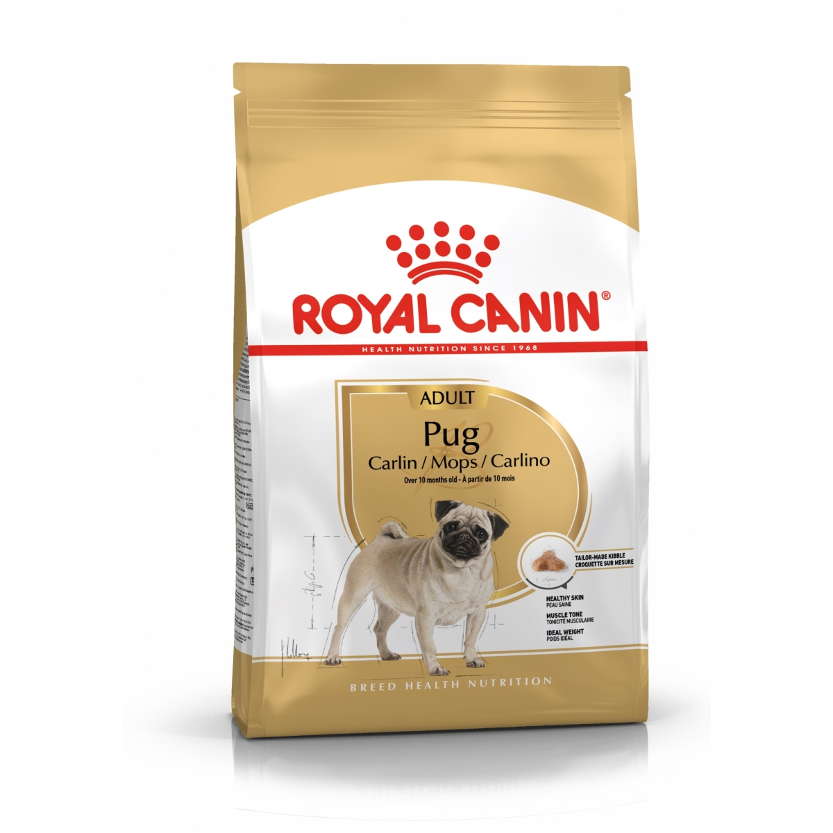 Royal Canin сухой корм для  мопсов, 1,5 кг - Изображение товара