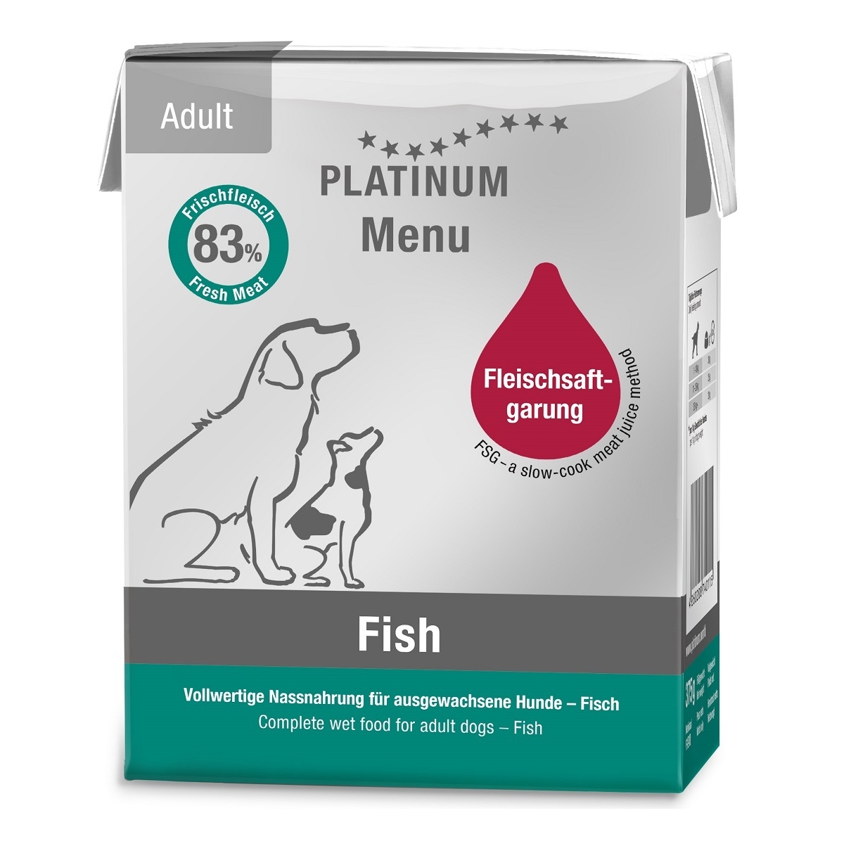 Platinum Menu консервы для собак, рыба, 375 г - Изображение товара 1