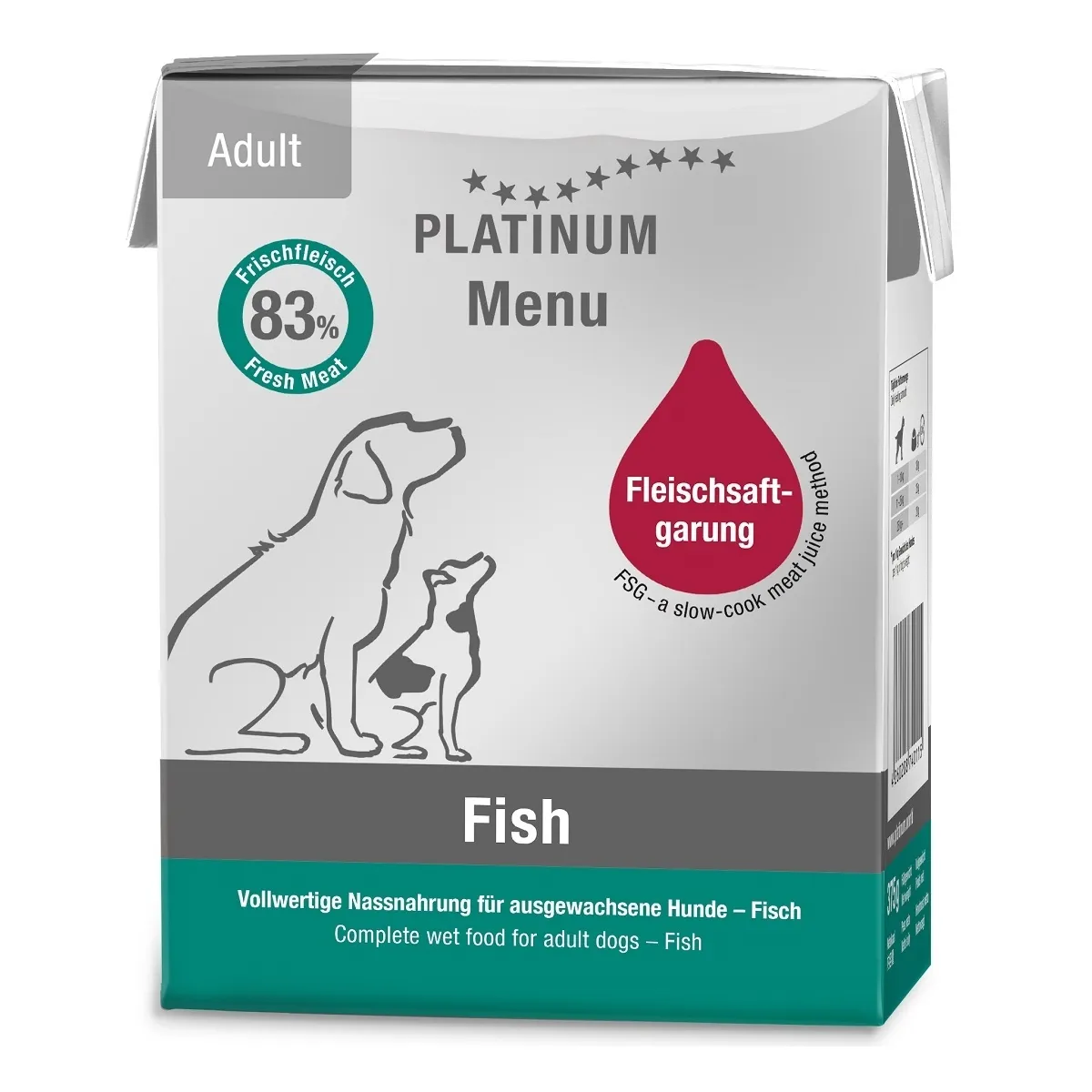 Platinum Menu консервы для собак, рыба, 375 г - Изображение товара 1