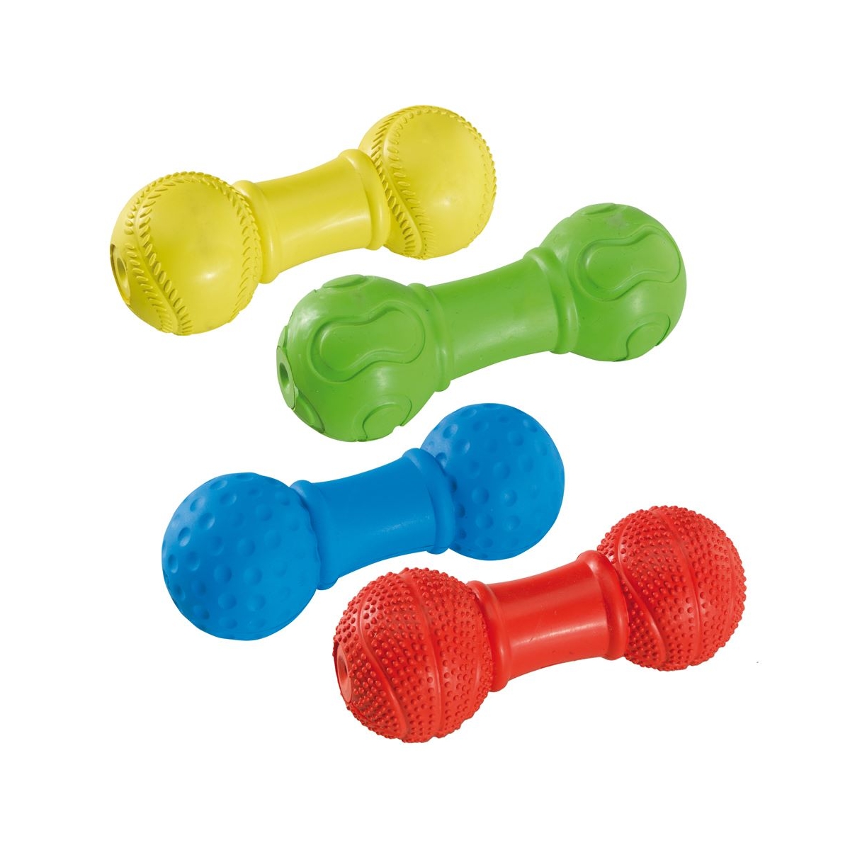 Ferplast Hantel игрушка для собак, резиновая, 4X10,5CM разные цвета - Изображение товара
