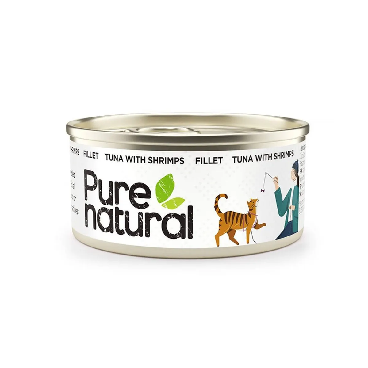 PURENATURAL KASSI KONSERV TUUNIKALA/KREVETT 70G* - Изображение товара
