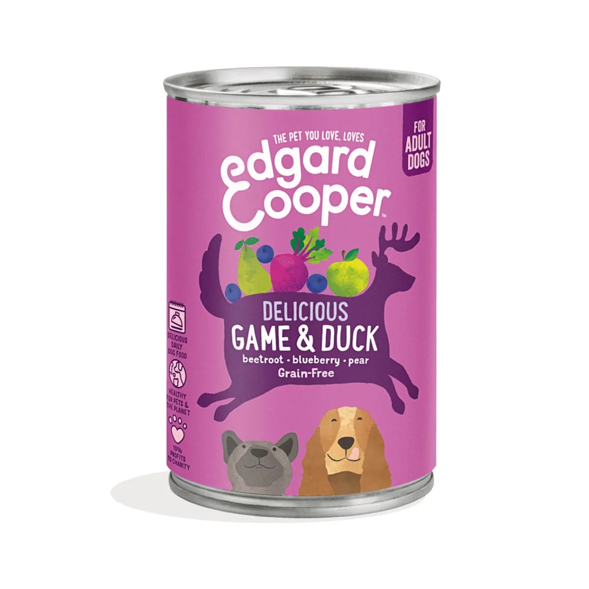 Edgard Cooper консервы для собак, дичь/утка, 400 г - Изображение товара 1