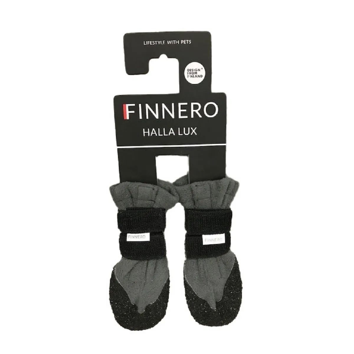 Finnero Halla Lux флисовые ботинки, серые L N2 - Изображение товара