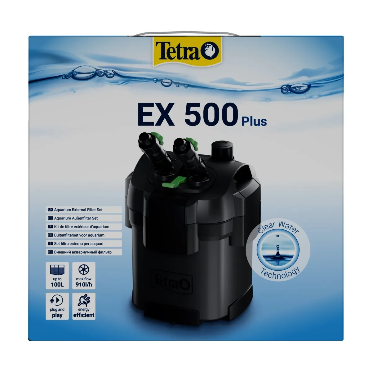 TETRA AKVAARIUMI FILTER EX 500 PLUS  EXTERNAL FILTER UP TO 100L - Изображение товара 1
