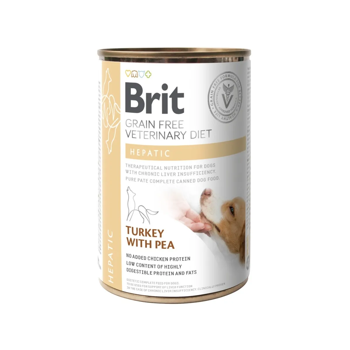 BRIT GF KOERA KONSERV HEPATIC 400G* - Изображение товара
