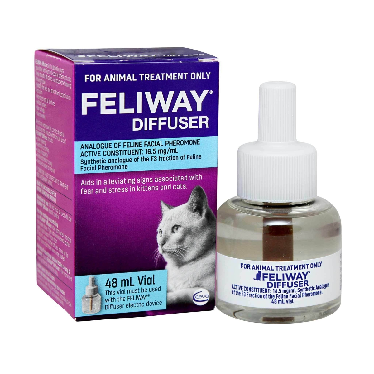 Feliway наполнитель для кошачьего распылителя, 48мл