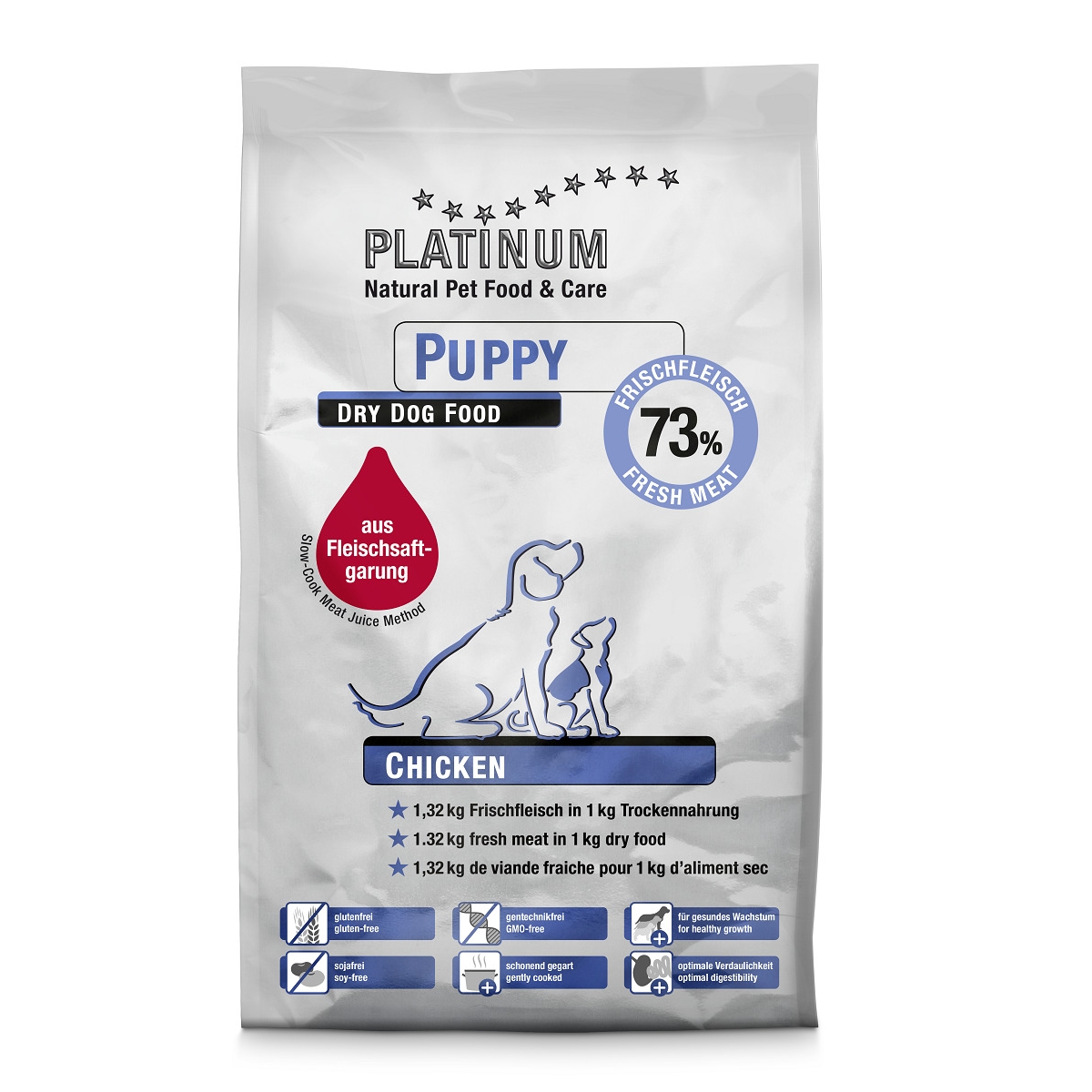 Platinum сухой корм для щенков, курица, 1,5 кг - Изображение товара 1