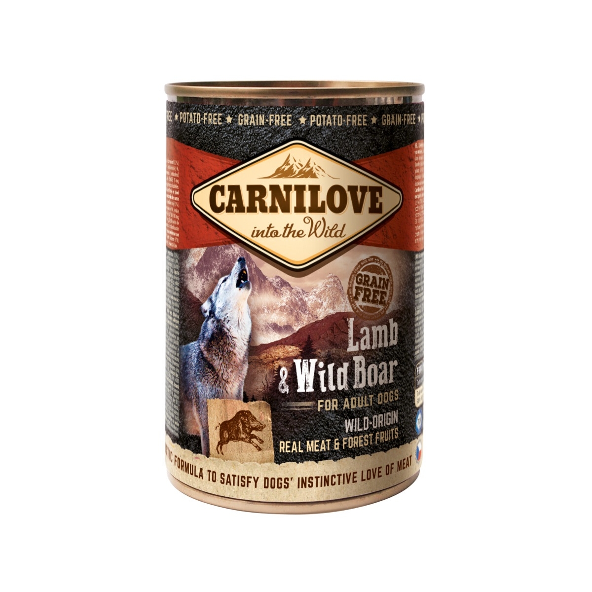CARNILOVE KOERA KONSERV WILD MEAT LAMMAS/METSSIGA 400G* - Изображение товара