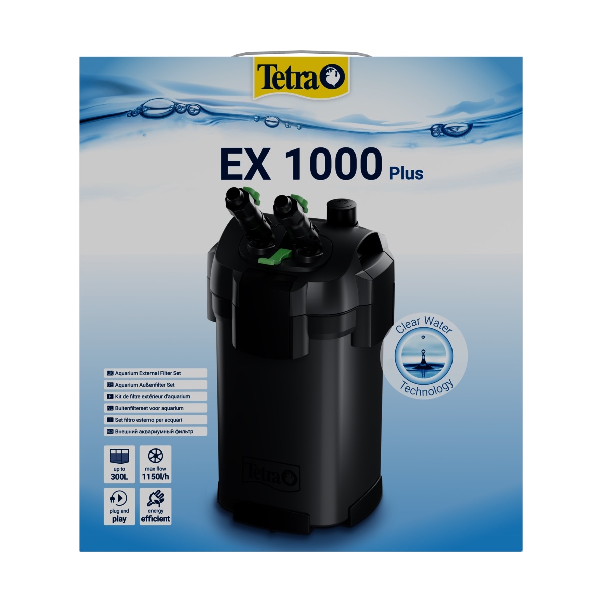 TETRA AKVAARIUMI FILTER EX 1000 PLUS EXTERNAL FILTER 150-300 - Изображение товара 1