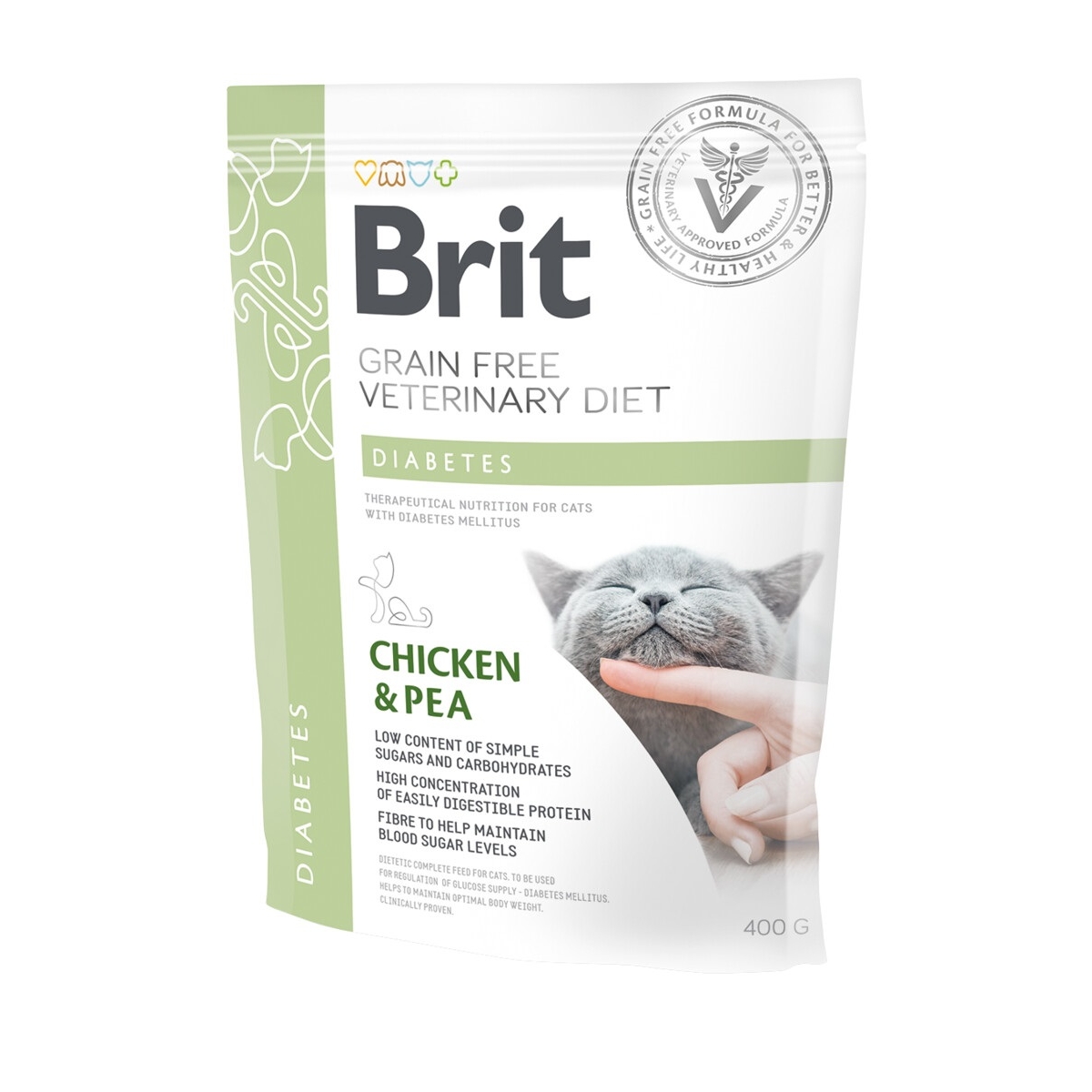 BRIT GF KASSI TÄISSÖÖT DIABETES 400G* - Изображение товара