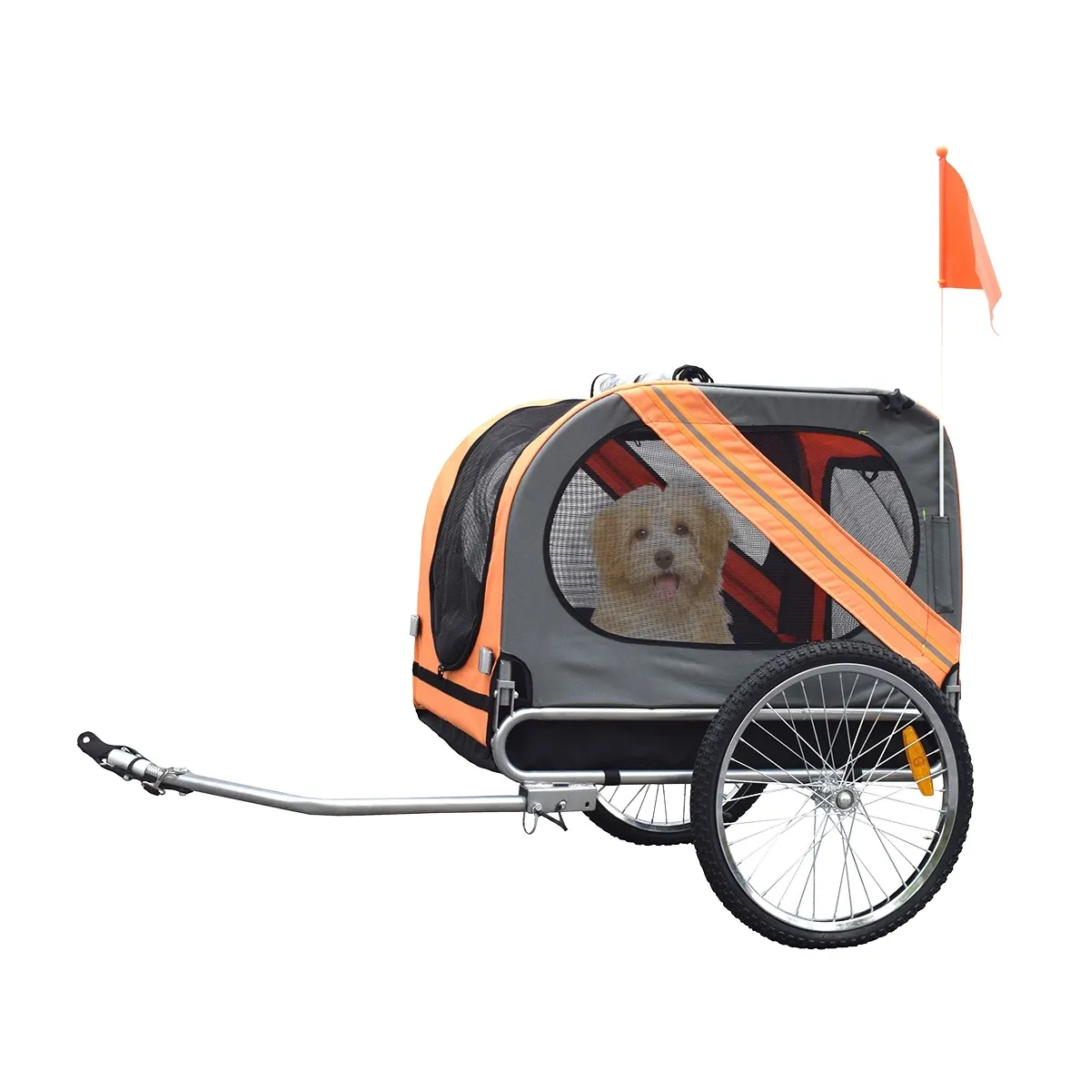 DUVOPLUS JALGRATTA HAAGIS PET TRAILER 2 80X56,5X63CM - Изображение товара