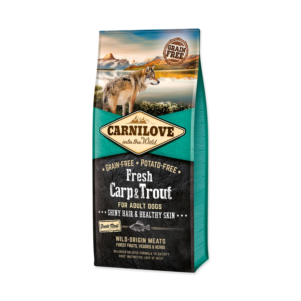 Carnilove Fresh корм для собак, карп/форель, 12 кг - Изображение товара 1