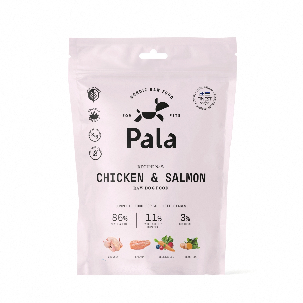 PALA KOERA TOORTOIT KANA/LÕHE 400G - Изображение товара 1