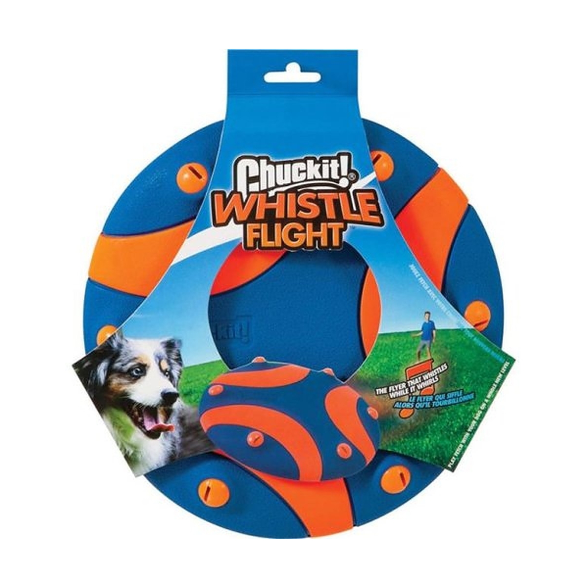 Летающая тарелка Chuckit Whistle Flight, игрушка для собак - Изображение товара 1