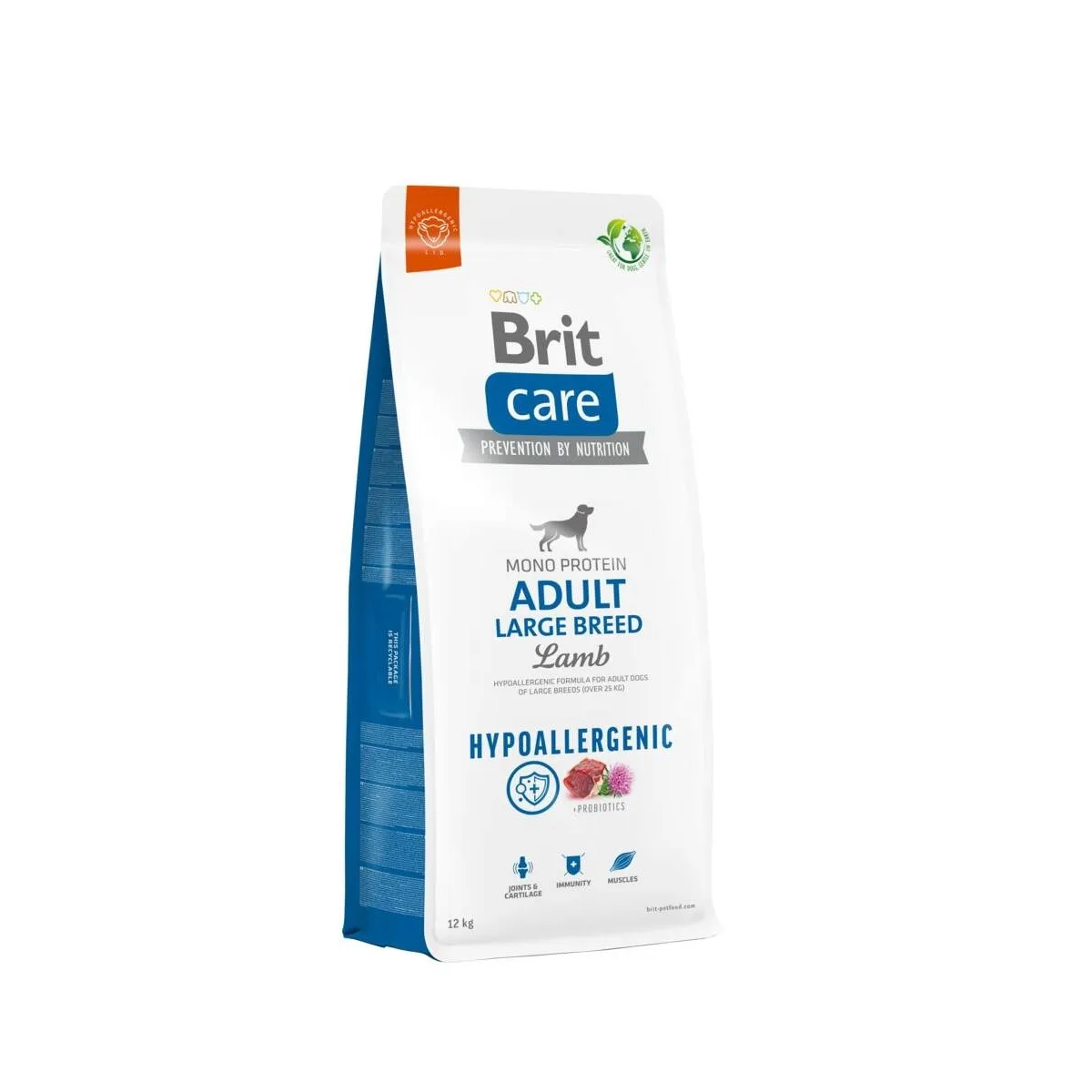 BRIT CARE KOERA TÄISSÖÖT SUUR TÕUG LAMMAS/RIIS 12KG* - Изображение товара