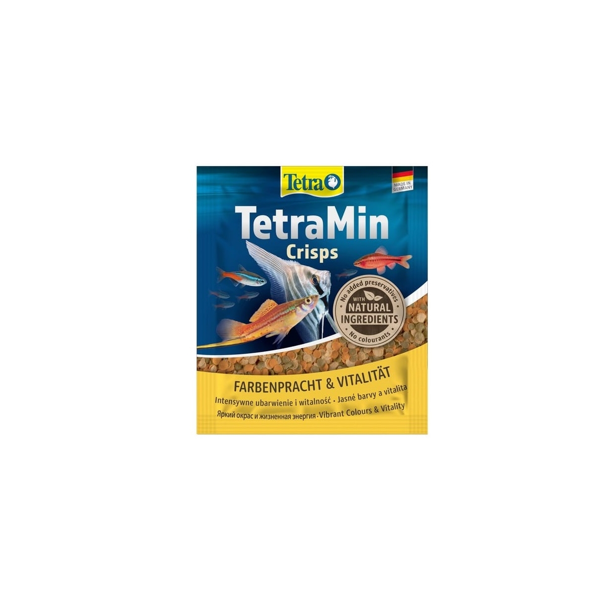 Tetra Tetramin корм для рыб, чипсы, 12г - Изображение товара