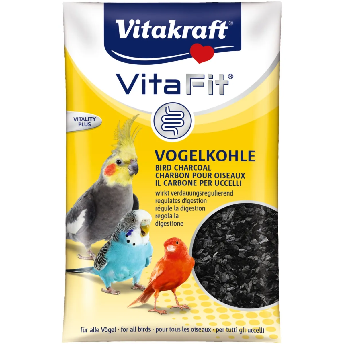 Vitakraft пищевая добавка для птиц, уголь, 10 г - Изображение товара