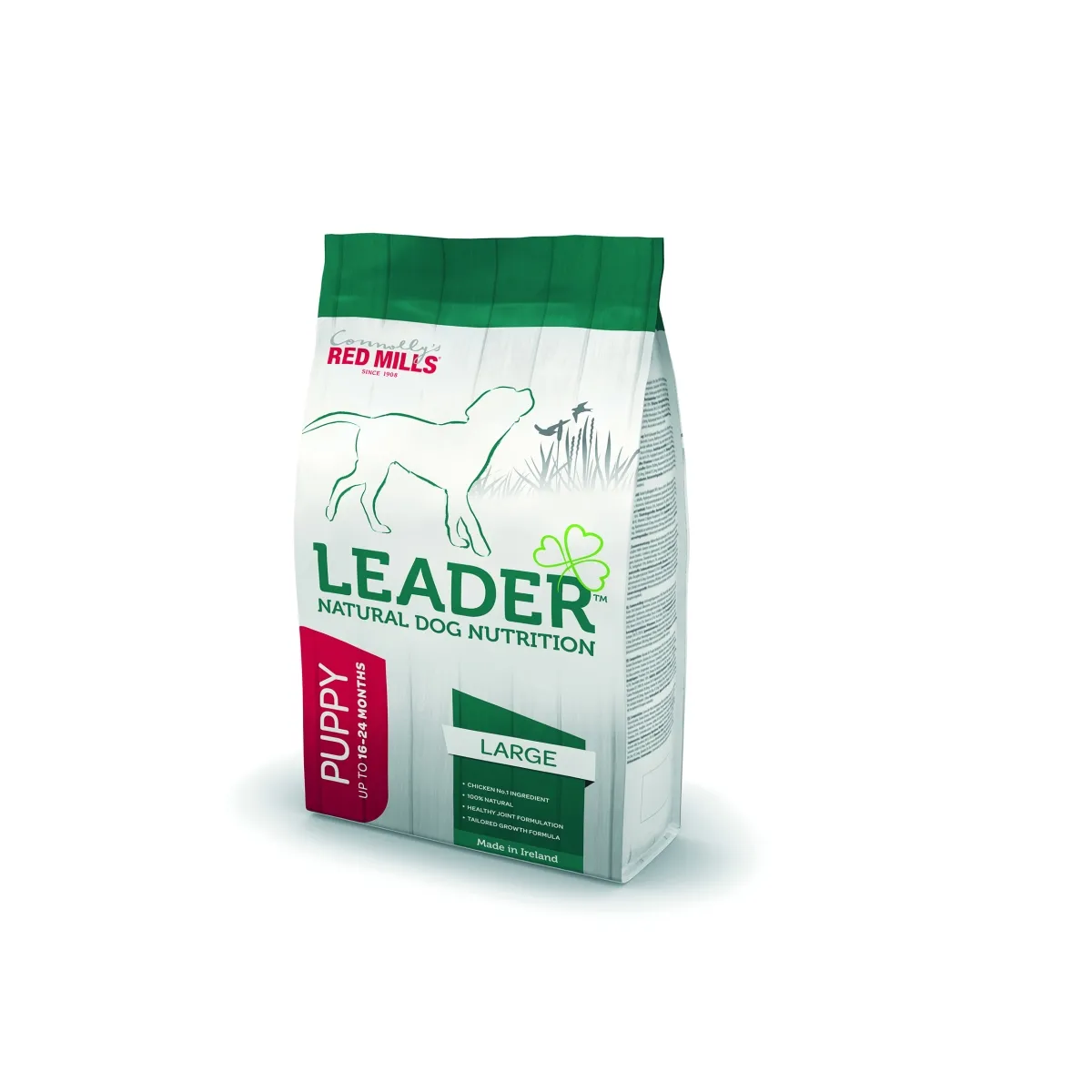 Leader сухой корм для щенков крупных пород, курица, 12 кг - Изображение товара