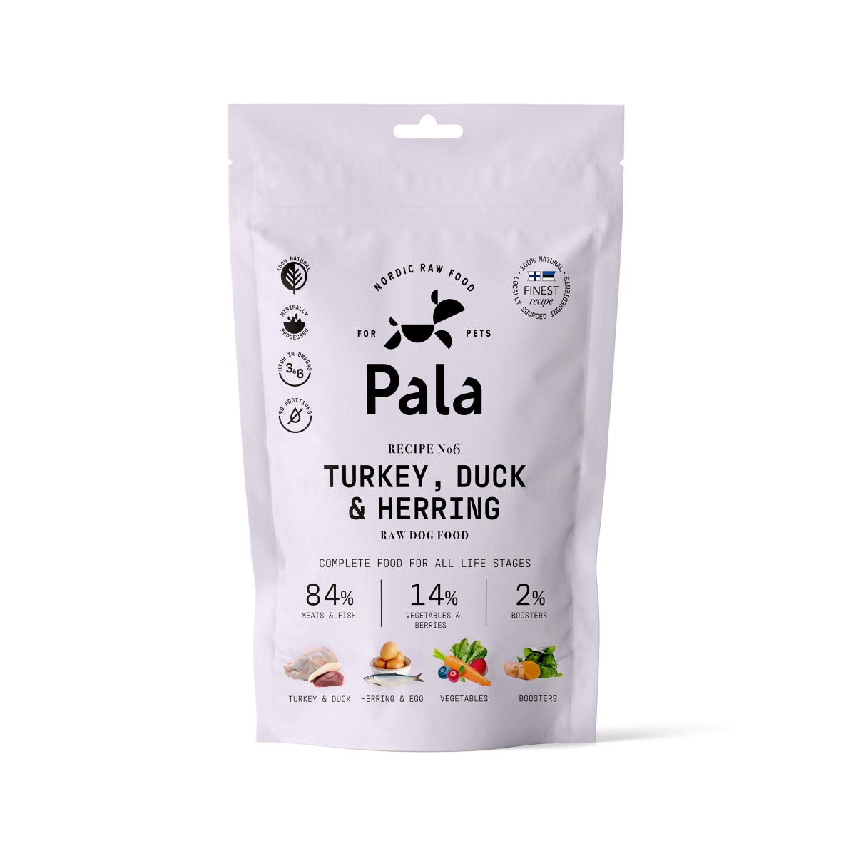 PALA KOERA TOORTOIT KALKUN/PART/HEERINGAS 400G - Изображение товара 1