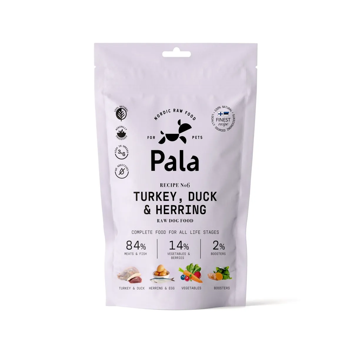 PALA KOERA TOORTOIT KALKUN/PART/HEERINGAS 400G - Изображение товара 1
