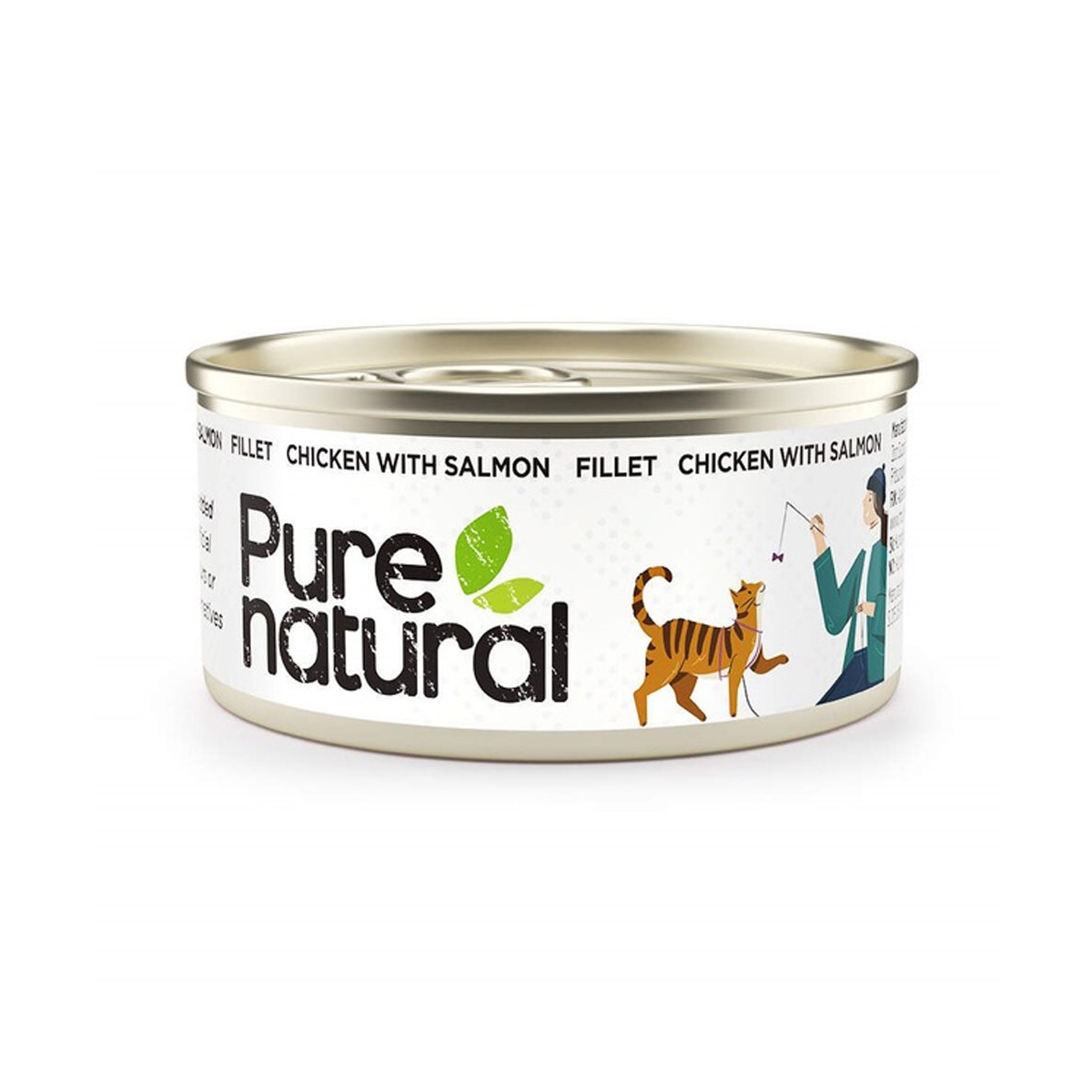 PURENATURAL KASSI KONSERV KANA/LÕHE 70G* - Изображение товара