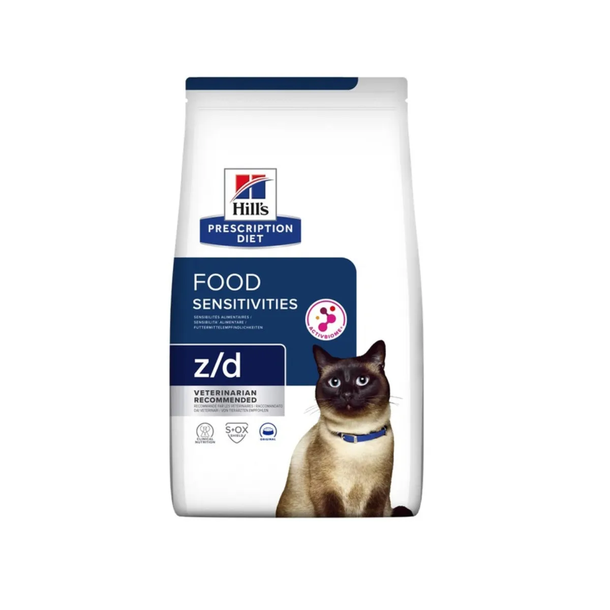 Hill's Prescription Diet Z/D корм для кошек с курицей 1,5кг - Изображение товара