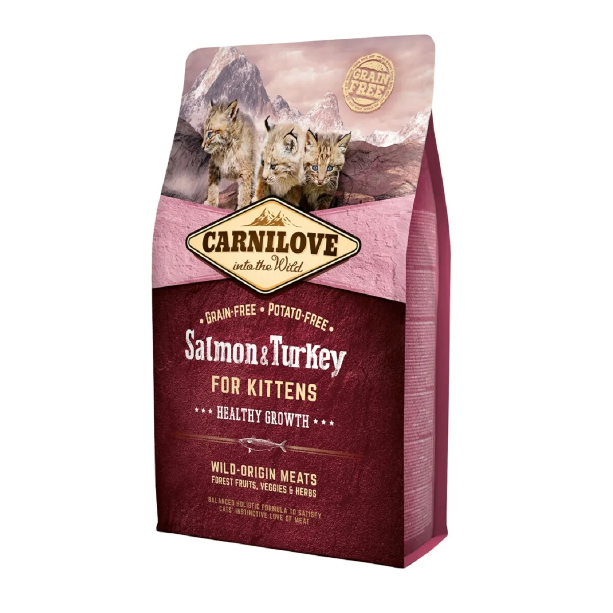 CARNILOVE KASSIPOJA TÄISSÖÖT LÕHE/KALKUN 400G* - Изображение товара