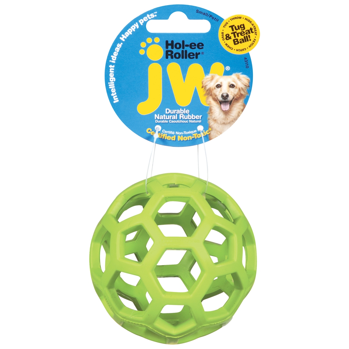 JW Hol-ee Roller мяч с дырами для собак, S