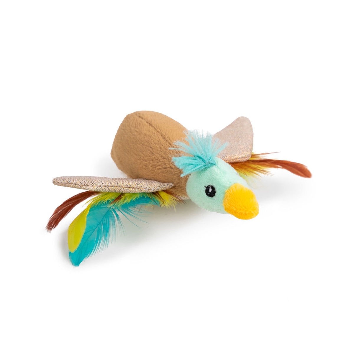 CATSTAGES CAT TOY DUCK 19X13,3X5CM BROWN # - Изображение товара