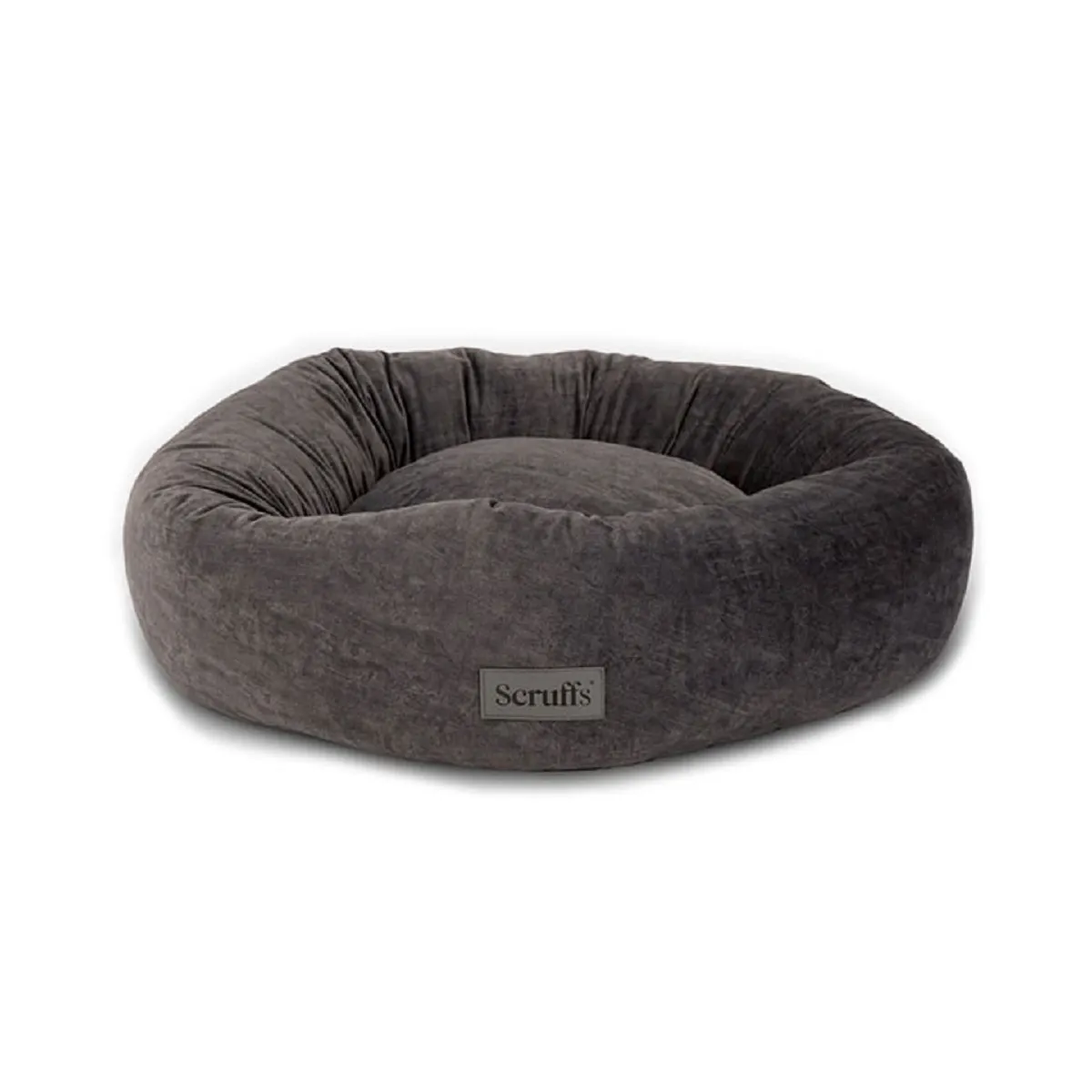 Scruffs Oslo круглая лежанка M 55сm, серая - Изображение товара