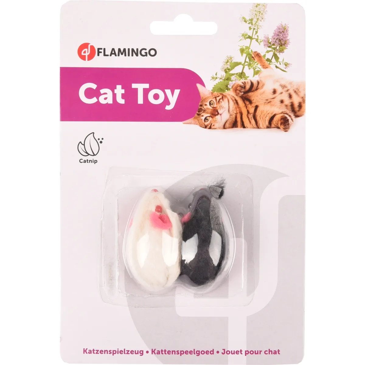 FLAMINGO KASSI MÄNGUASI 2 HIIRT NAISTENÕGESEGA 6CM - Изображение товара