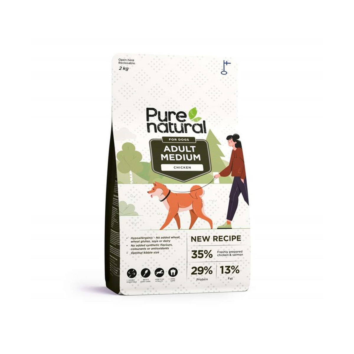 PURENATURAL KOERA TÄISSÖÖT KESKM. TÕUG 2KG* - Изображение товара 1