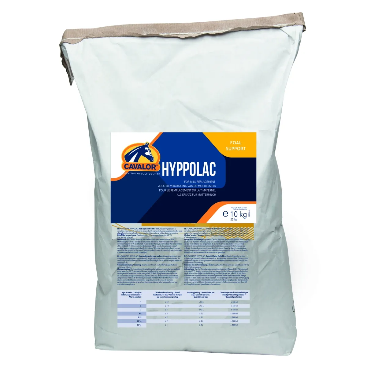 Cavalor Hyppolac сухое молоко для лошадей, 10 kg - Изображение товара