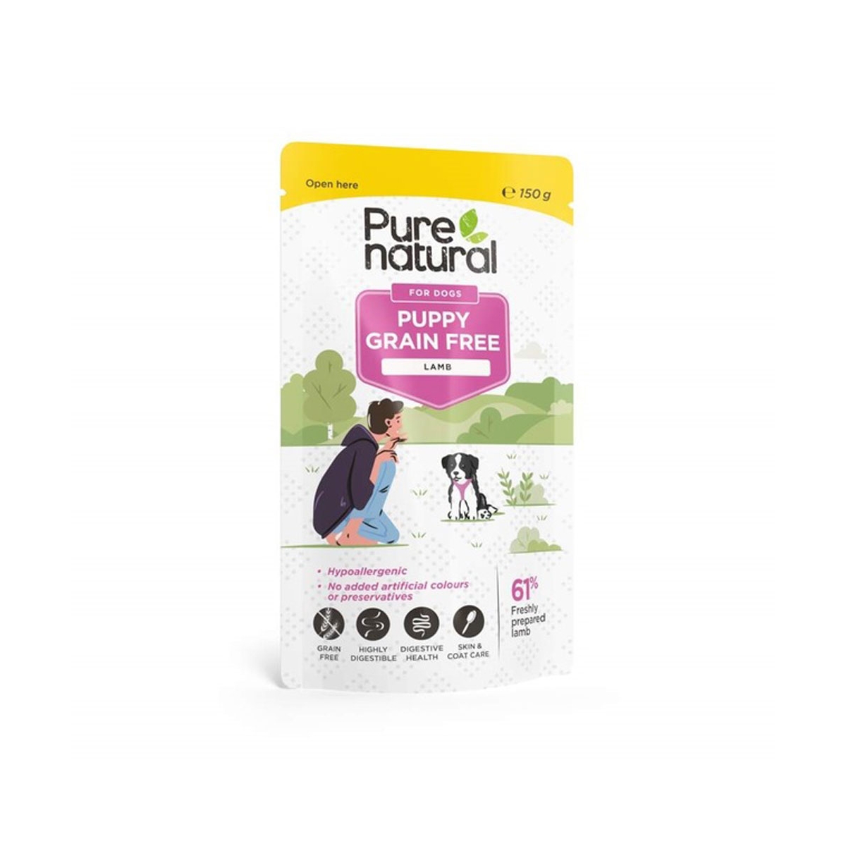 PURENATURAL KUTSIKA EINEKOTIKE LAMMAS 150G* - Изображение товара