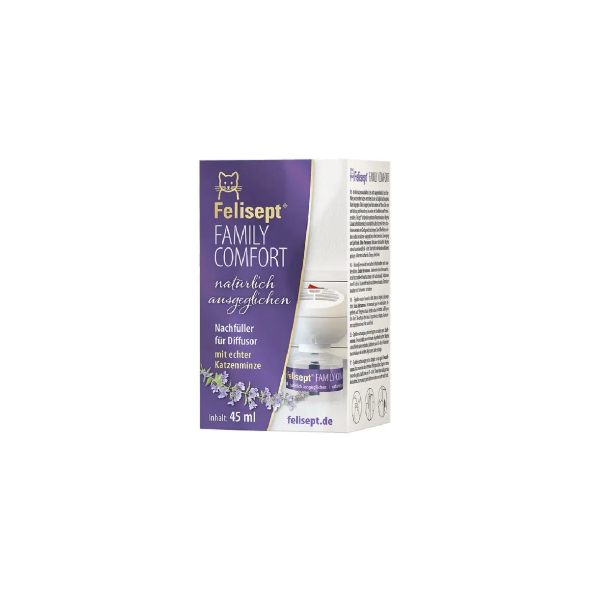 FELISEPT KASSI DIFUUSORI TÄITEPUDEL FAMILY COMFORT 45ML - Изображение товара