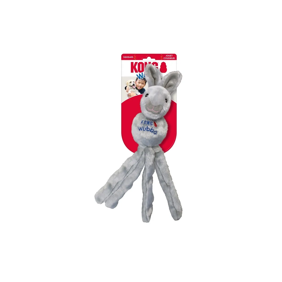 Kong Wubba Friend игрушка для собак, шерстяной медведь, текстиль, X/L - Изображение товара 1