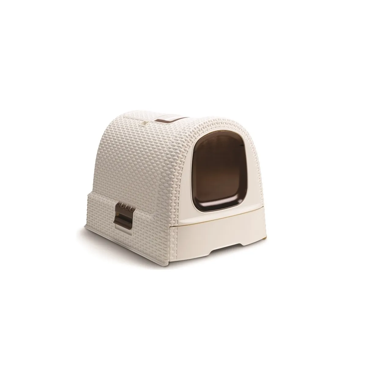 Beeztees Curver закрытый кошачий туалет,51 x 38.5 x 39.5 см, белый - Изображение товара